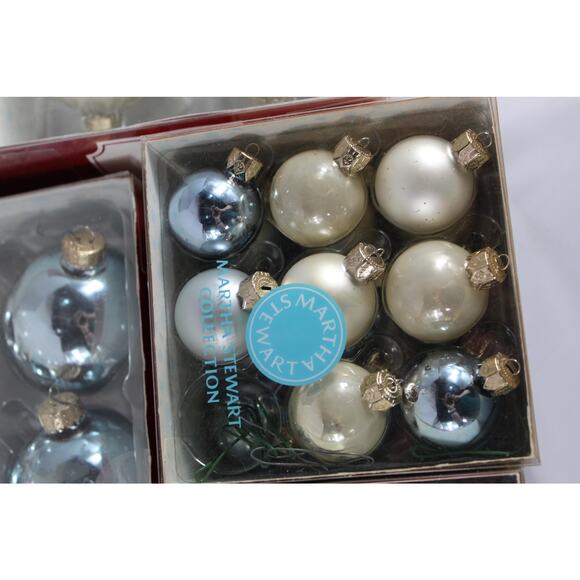 Martha Stewart Collection Christmas tree ball decoration lot of 75 ornaments - Picture 3 of 16